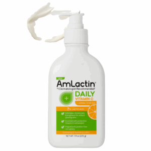 AMLACTIN – Lait Hydratant à la vitamine C 7% Acide Lactique, 225g